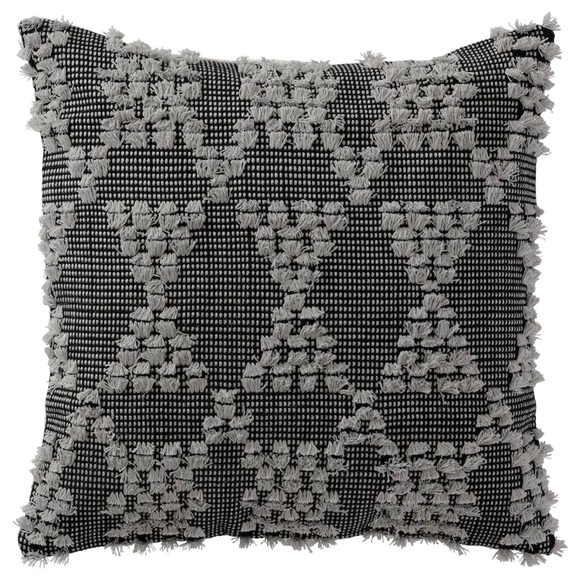 IKEA Annamette Cushion Cover 20 x 20 Gray/Black - Picture 4 of 8